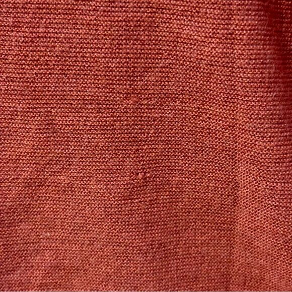 Eileen Fisher red Italian merino wool curved hem oversized
sweater XXS - Picture 7 of 7
